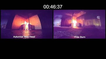 Automist Wall Head vs Free Burn - Standard BS 8458 test