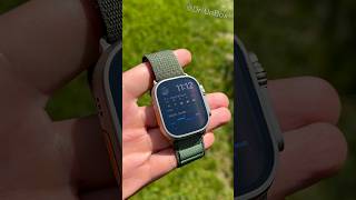Apple Watch Ultra 3 and Daily Top Watch Face with Green Alpine Loop🌪️ #shorts #trending #apple