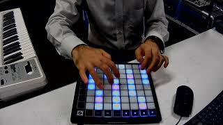 JAZZ FUNK improvisation with NOVATION  launchpad X