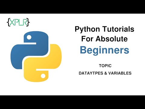 python tutorial for absolute beginners: data type and variables