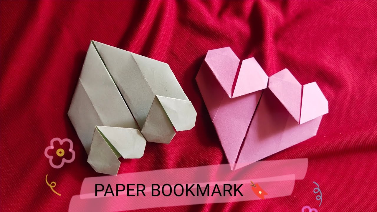 Origami Paper Bookmark How to make Paper Bookmark YouTube