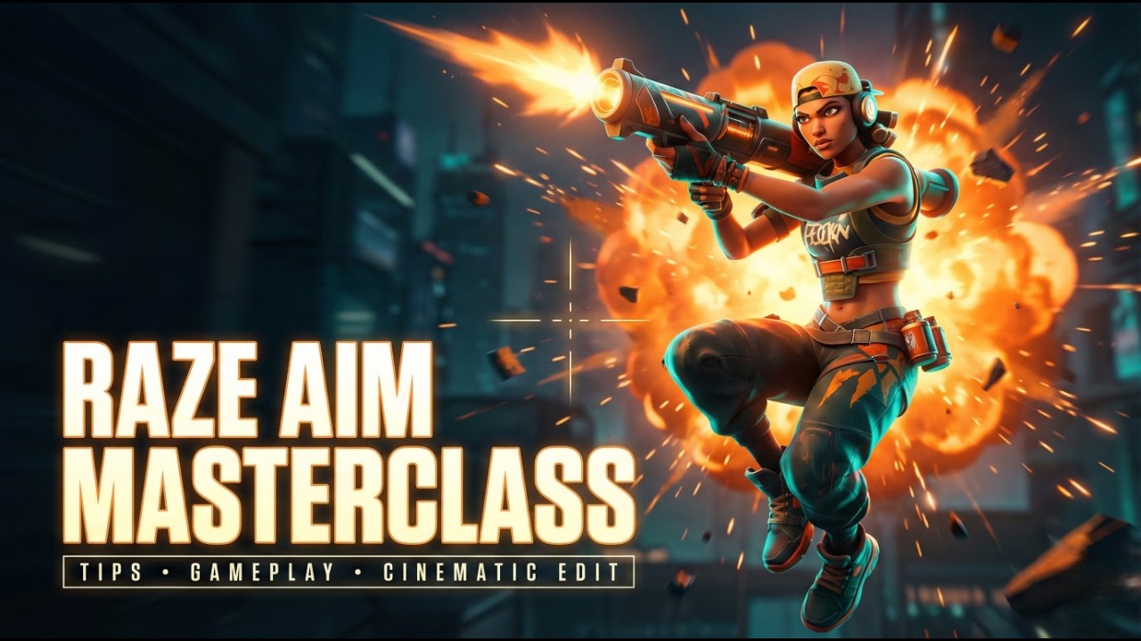 RAZE AIM MASTERCLASS 💣 | Valorant Tips, Gameplay & Cinematic Edit