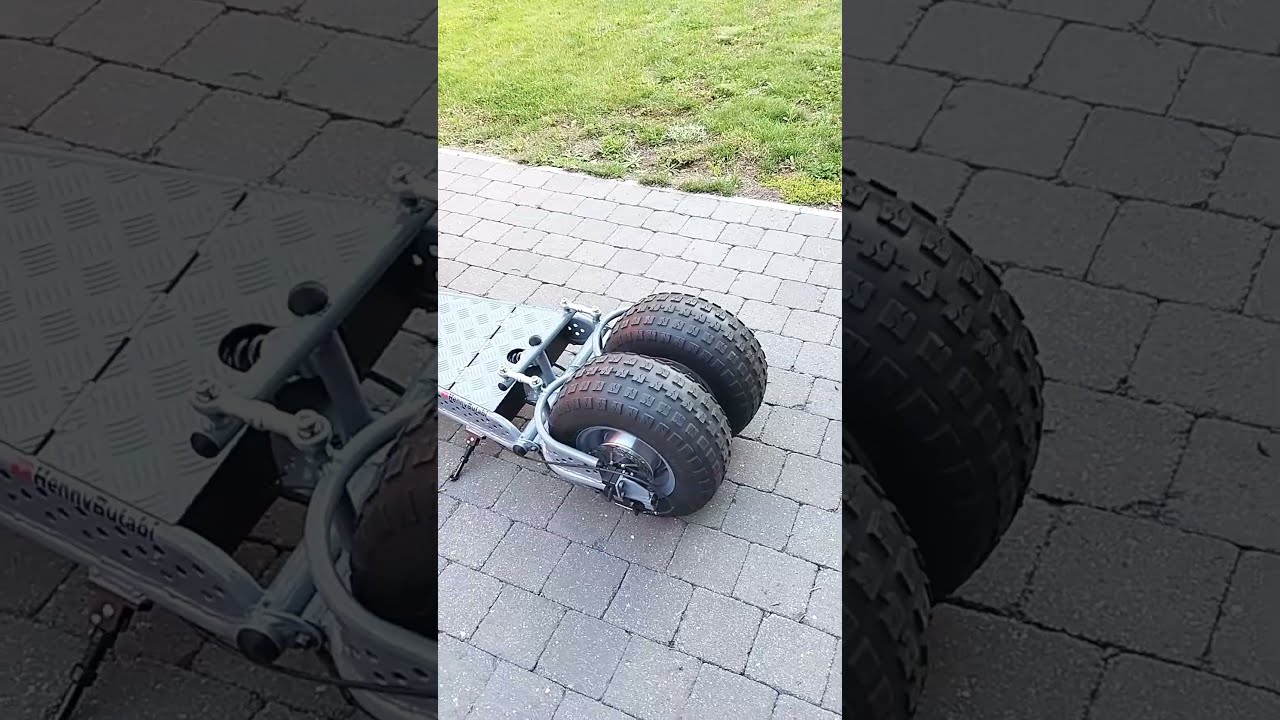 Amazing DIY Tilting Electric Scooter