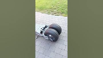 amazing DIY tilting electric scooter