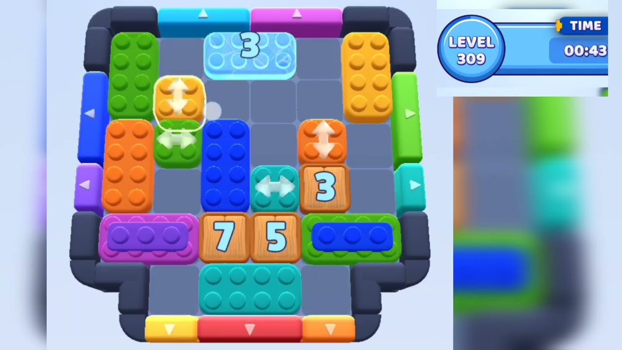 ColorBlockJam – Level 309 Walkthrough | No Commentary Puzzle Game