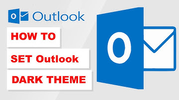 How To Change Outlook to Dark Theme (2022)