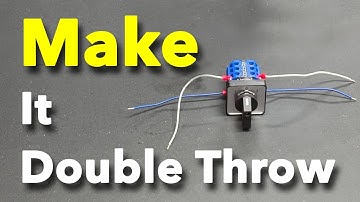 Converting a Rotary Changeover Switch Into a Double Throw Switch