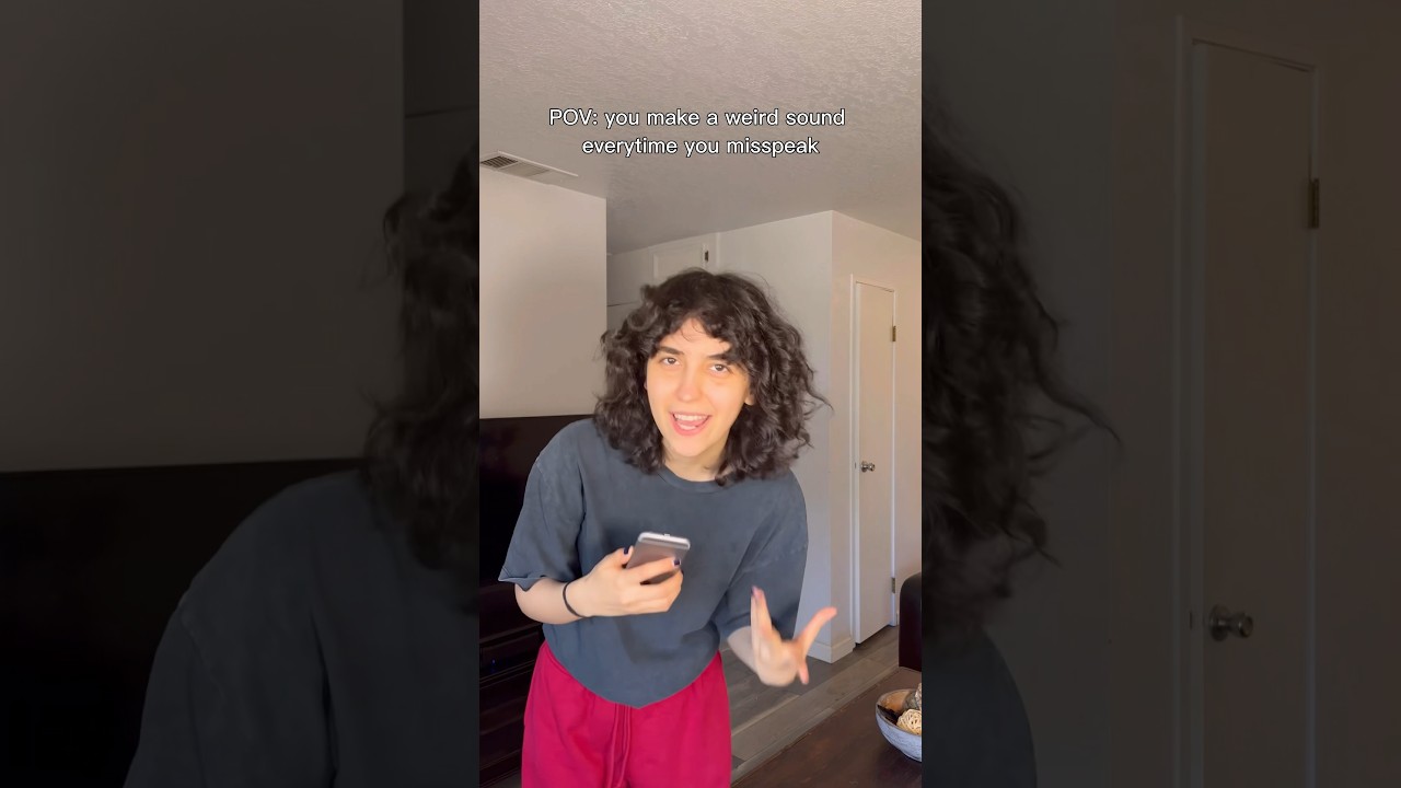 Imagine doing this in a public speech 😭 