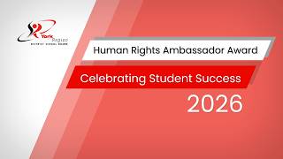 Celebrating Student Success & Human Rights Ambassador Award 2026
