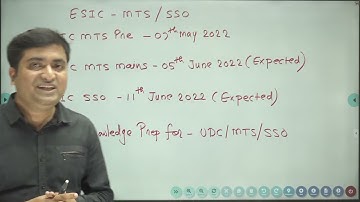 AakashWani - ESIC MTS (Pre & Mains) / SSO Expected Exam Dates (In Hindi) || Aakash Jadhav