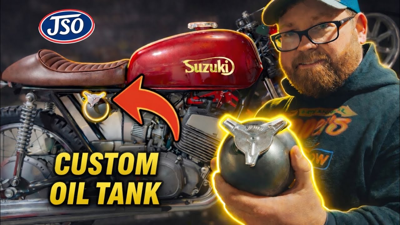 Building a Custom Oil Tank for My 1977 Suzuki GT250 | 2-Stroke Revival