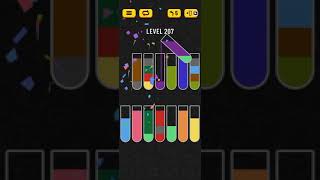 Water Sort Puzzle Level 207 Walkthrough