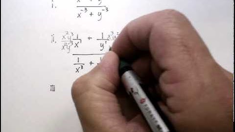Rational Expressions: Simplifying Complex Rational Expressions (3).avi