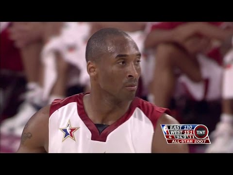 NBA 2007 All Star Game Kobe Bryant 31pts Highlights NASTY Dunk AMVP