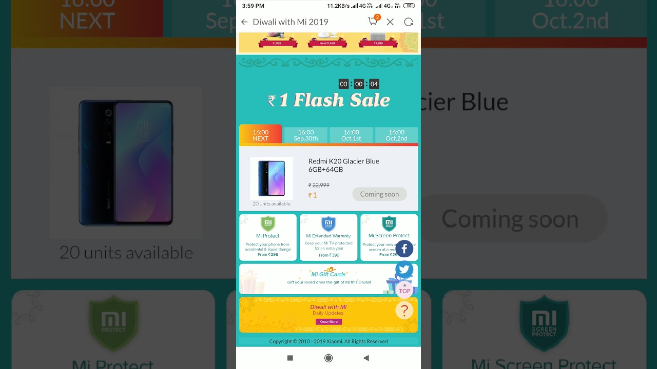 MI RS.1 flash sale reality