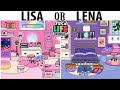 Lisa or Lena room decoration Toca Life world