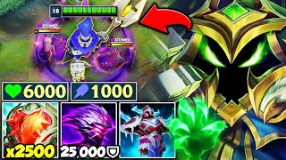 VEIGAR BUT I BUILD FULL TANK AND STILL ONE SHOT YOU (6000+ HEALTH, 1000+ AP)
