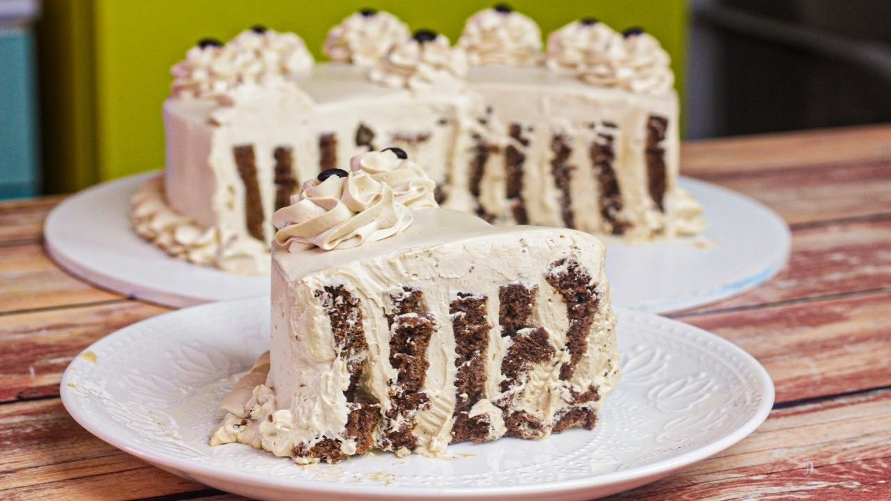 INVERTED COFFEE DELIGHT CAKE