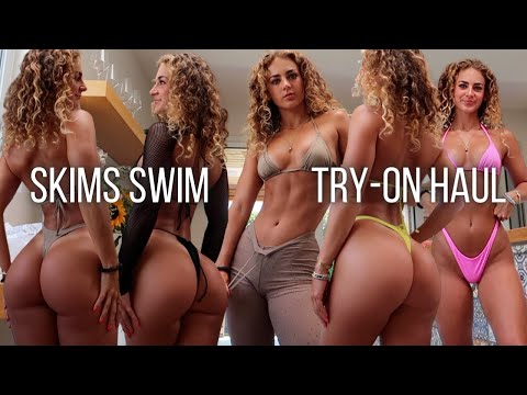 SKIMS SWIM TRY-ON HAUL | HOLY GRAIL OF BIKINIS or OVER-HYPED?!