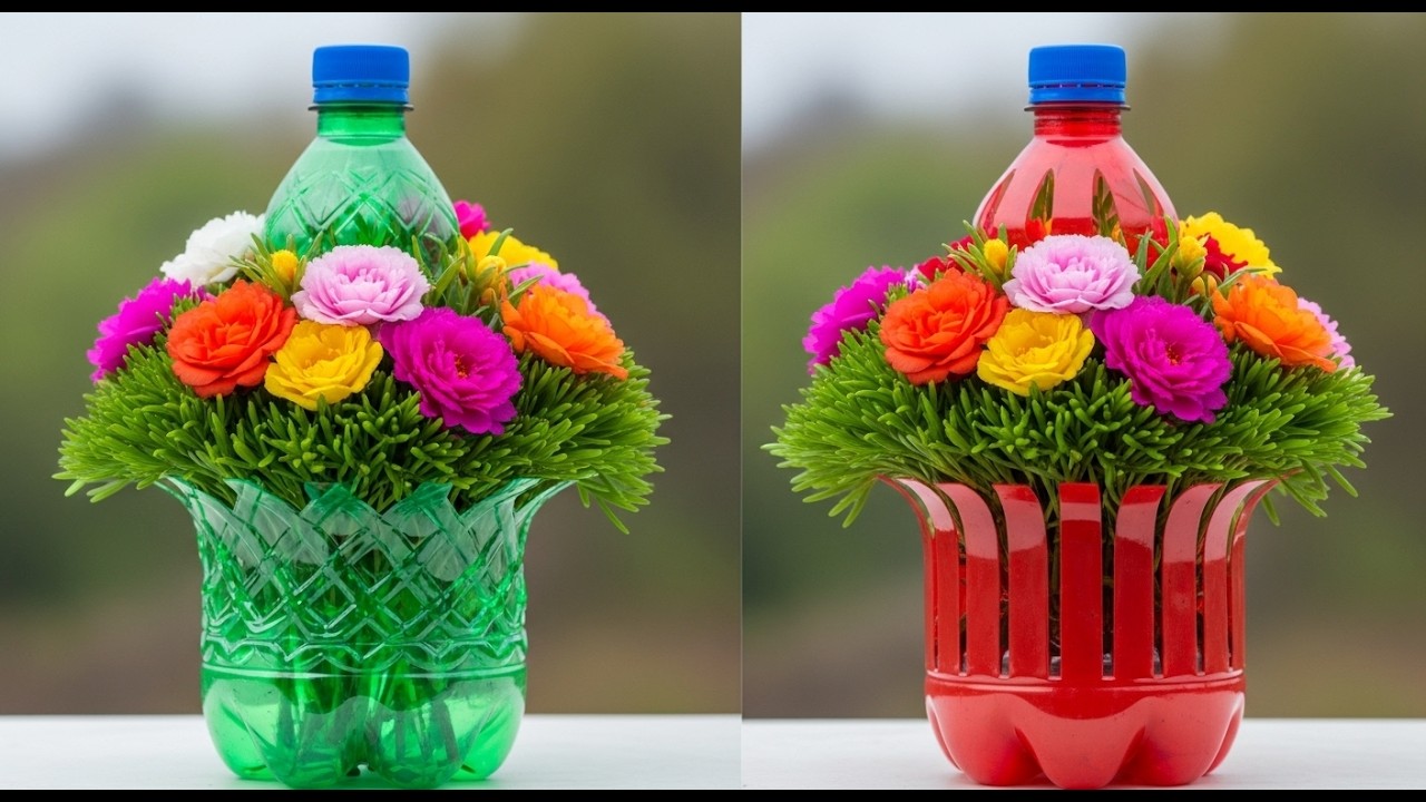 Ragasia Membuat Taman indah dengan Barang Bekas