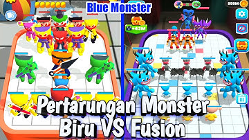 Merge Master Blue Monster Vs Merge Monster Fusion Fight - Max Level Android Gameplay