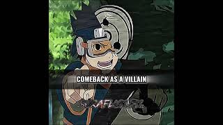 "From Hero to Villain... The story of Obito Uchiha.  🎭 🎭 #Obito #Naruto"