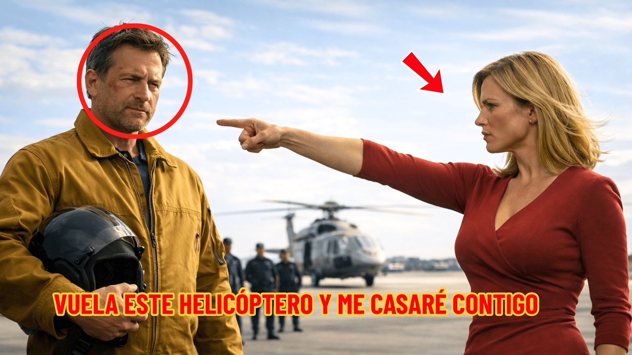 “Vuela este helicóptero y me casaré contigo”, se rió la CEO — El conserje la dejó atónita