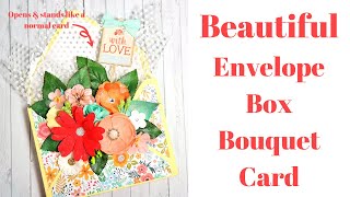 Beautiful Bouquet Envelope Box Card