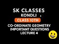 Coordinate geometry important questions #cbse2025#education#