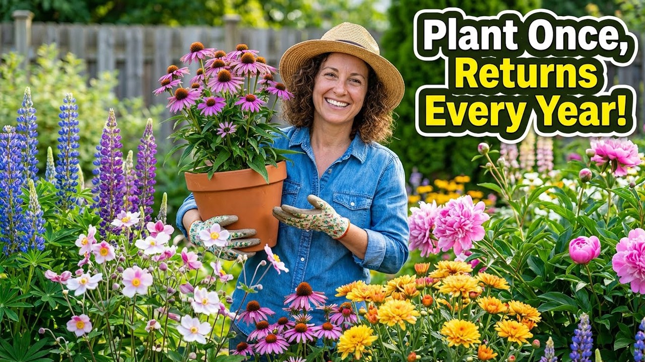 25 Best Long Blooming Perennial flowers Plant Once, Returns Every Year!
