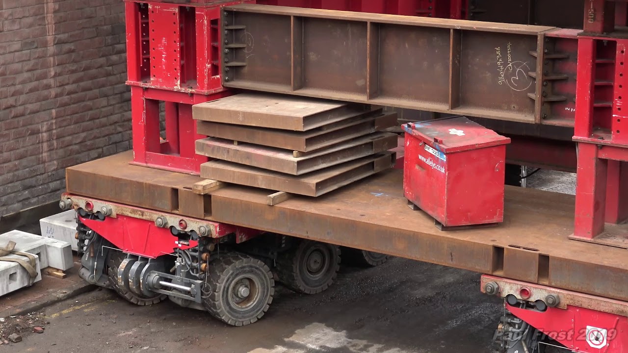 New church road bridge is lifted in to place