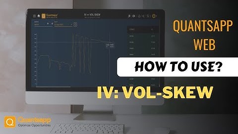 Implied Volatility: Volatility Skew || How to use Quantsapp? || #Options Analytics Tool