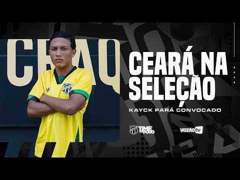 Base | Kayck Pará é convocado para a Seleção Brasileira Sub-15