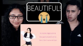 Eunha (GFRIEND) - Don't Come to Farewell (Six Flying Dragons OST ) (REACTION)