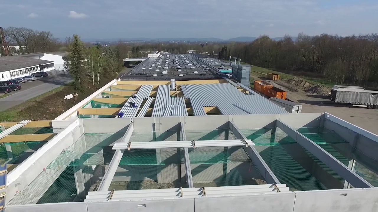 Wiederaufbau einer Gewerbehalle in Löhne