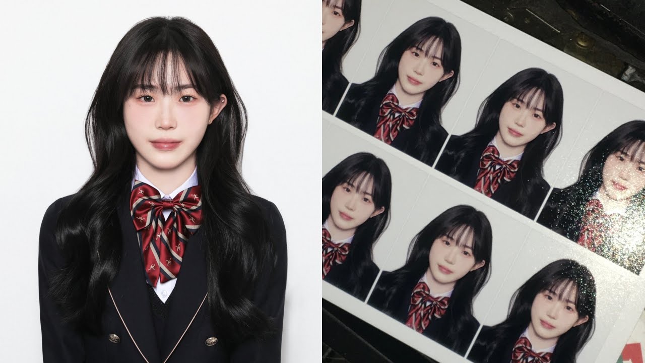 *vlog 첫 증명사진 ㅣ09년생 브이로그