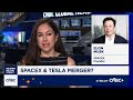Speculation around SpaceX-Tesla merger builds up