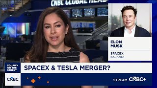 Speculation around SpaceX-Tesla merger builds up