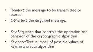 CSE468 Classical Symmetric Key Crypto