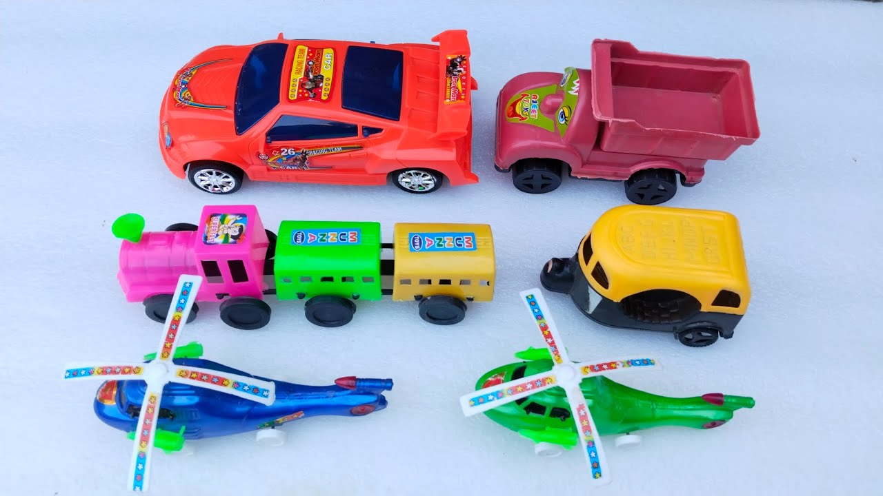 car toy train tempo, helicopter mini tractor truck,dumpher
