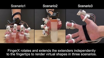 [Preview] FingerX: Rendering Haptic Shape of Virtual Objects Augmented from Real Objects using ...