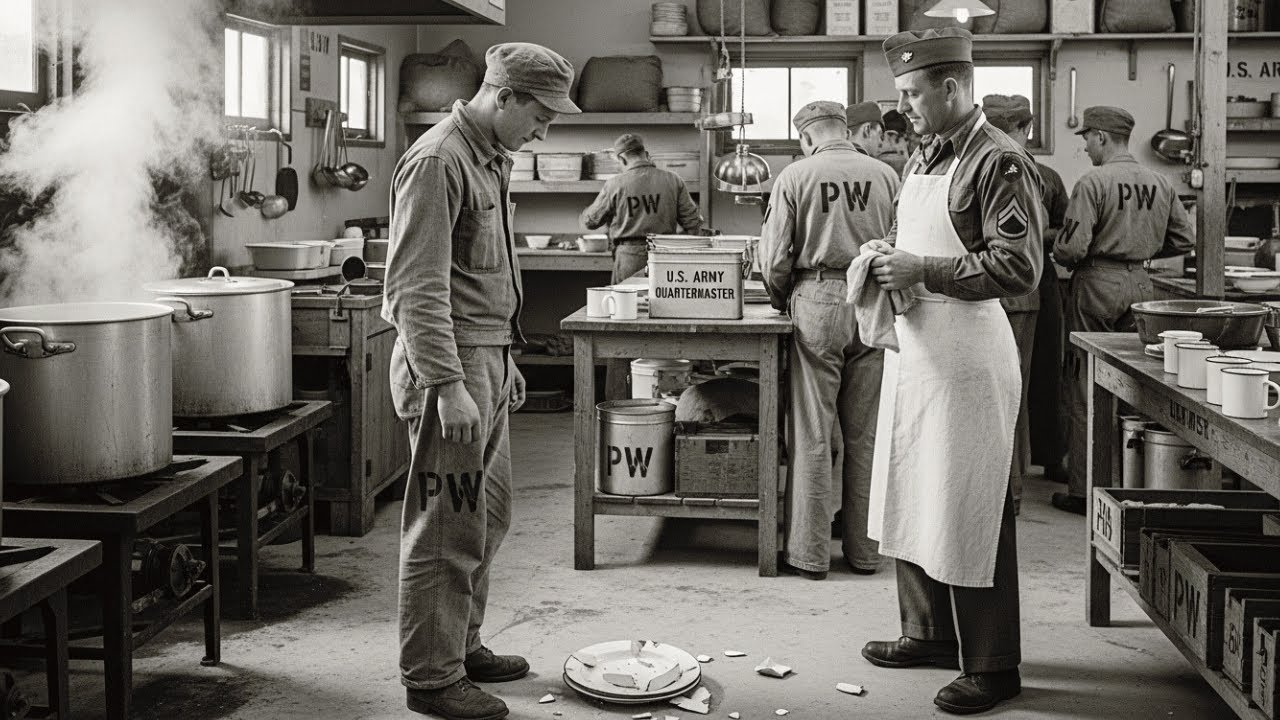 When a German Prisoner Dropped a Plate, the American Reaction Broke Him Instead