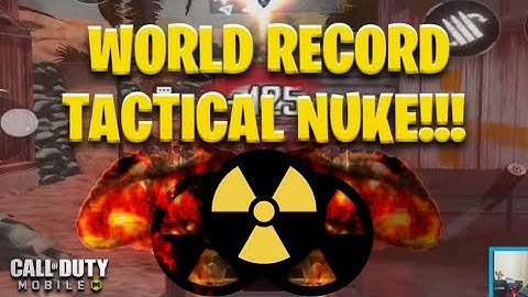 WORLD RECORD FASTEST NUKE in CALL OF DUTY MOBILE! ( COD Mobile )