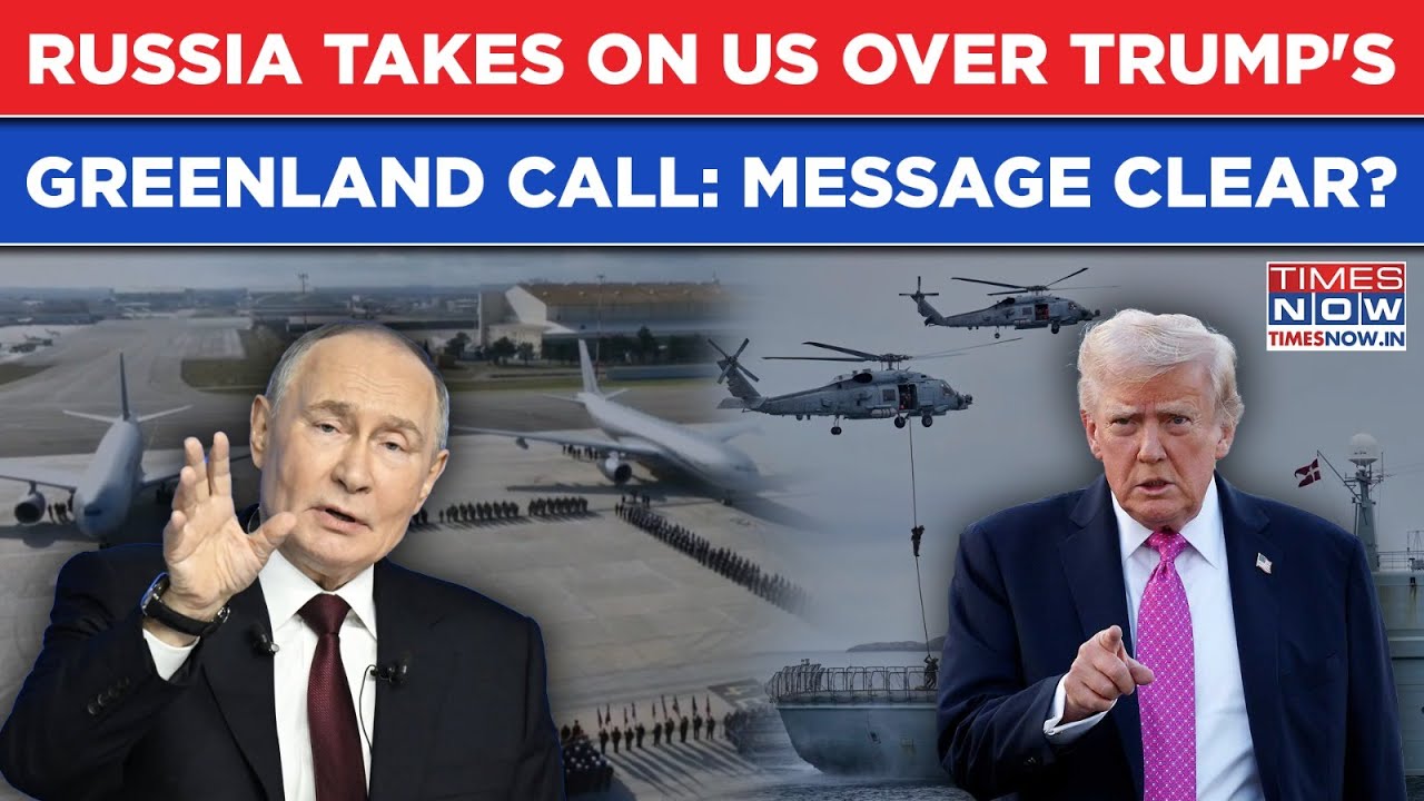 Greenland Tensions: Russia Rips US For This As Trump Threatens Denmark | Putin's Message Clear?
