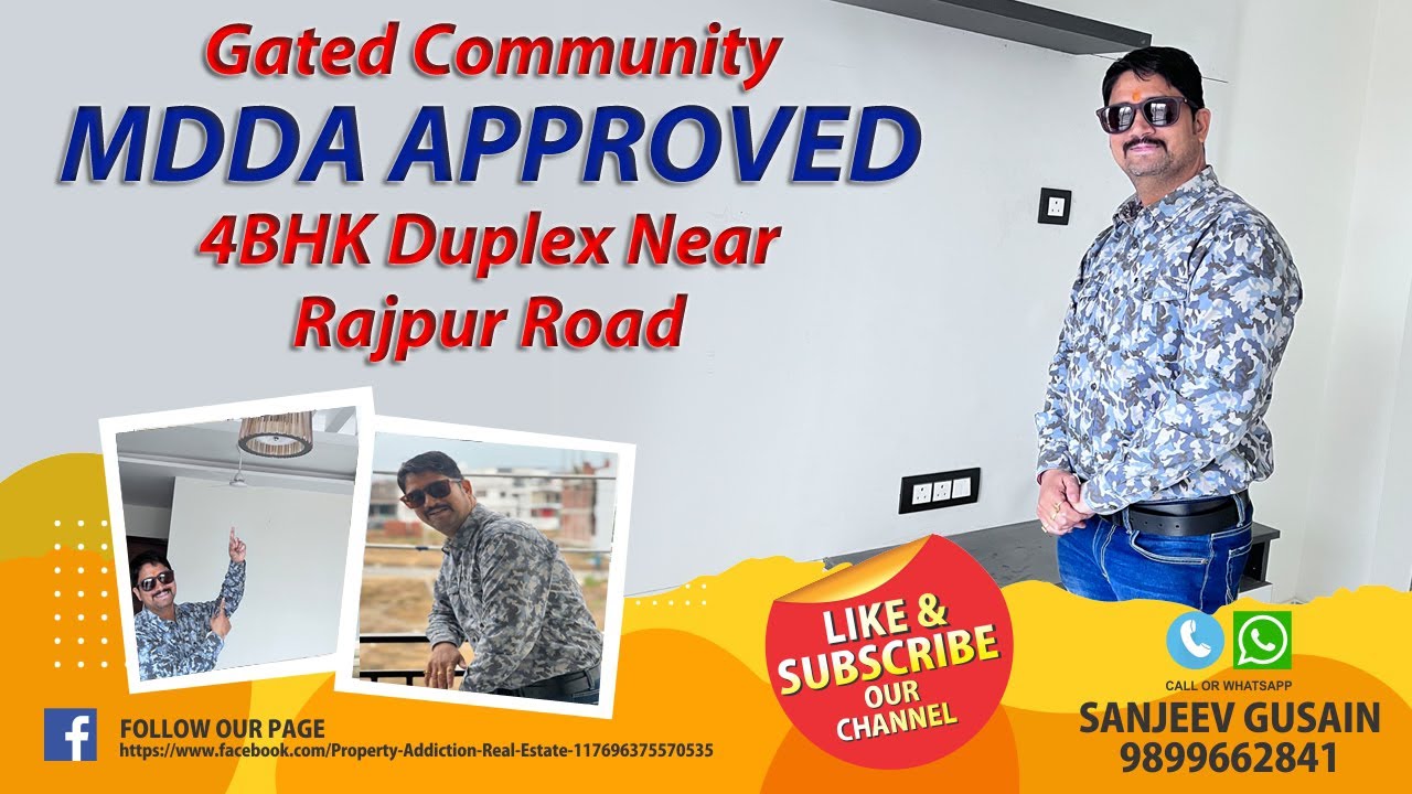 MDDA Approved 4BHK Duplex Villa near Rajpur Road Dehradun Property Sanjeev Gusain 9899662841