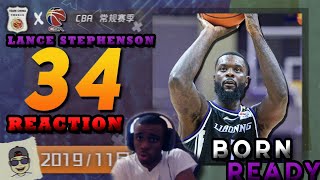 Born Ready Why Is He Not In The Nba? Reacting To Lance Stephenson 34 Pts Cba Debut