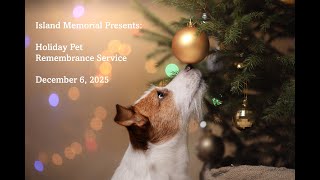 Holiday Pet Remembrance Service