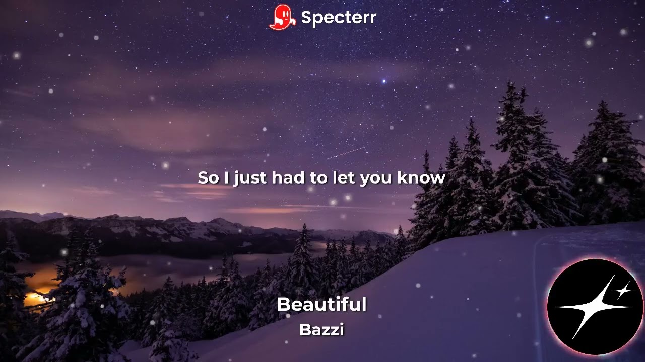 (Official Lyrics Visualizer) Bazzi - Beautiful