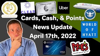 Cards, Cash, & Points News Update April 17th - HUGE Hyatt Offer, New Sapphire Bonus, Free $75 Uber