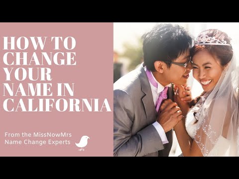 Comment changer votre nom en Californie